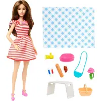 Mattel Barbie Pink Passport Paris Doll Orange Enfants