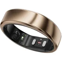 RINGCONN Smart Ring Gen 2 Air (12, Or), Bague connectée, Or