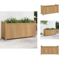 vidaXL Jardinière 100x30x50 cm bambou