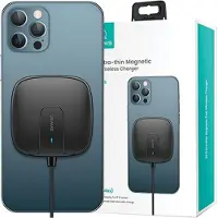 Usams Ład. Indukcyjna Us-Cd159 Magneticw1 15W Extra-Thin Iphone 12 Series Czarny/Black Cd159Dz01