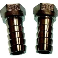 Goldenship Connecteur Droit Acier Inoxydable F 3/4´´ 25 Mm