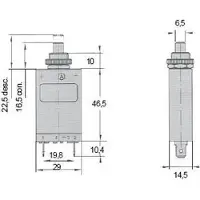 E-t-a Gs11432 Bouton-poussoir
