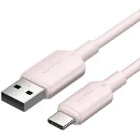 Vention USB 2.0 A to USB-C 3A cable CTQPH 2M (pink)