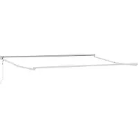 vidaXL Store extensible orange et marron 400 x 300 cm