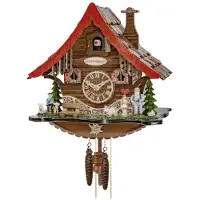 Engstler - 4713_Q - Coucou - Quartz - Noyer - 25 cm