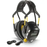 Powerplus Headset Hearing Protectors Noir