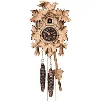 Engstler - 522/22_Q - Coucou - Quartz - Noyer - 22 cm