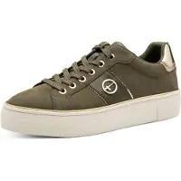 Tamaris Baskets basses or / olive
