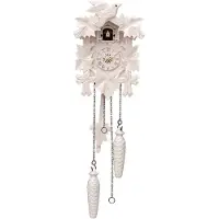Engstler - 522/23_QM - Coucou - Quartz - Noyer - avec musique - 22 cm