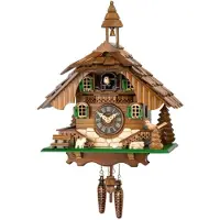 Engstler - 444_QM - Coucou - Quartz - Noyer - avec musique - 31 cm