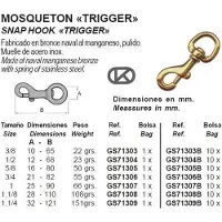 Kong Italy Mousqueton Pivotant