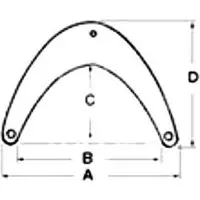 Goldenship Pare-battage Bow