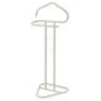 Idimex Valet De Chambre Valet De Nuit Camilo Chevalet De Nuit Avec Cintre Pour Veste Et Portant Pour Pantalons, En Métal Laqué Beige
