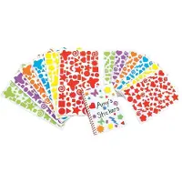 Colorations - Autocollants en mousse - 1750 Autocollants