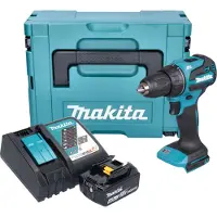 Makita Perceuse-visseuse sans fil DDF 490 RG1J 18 V 65 Nm 1/2" Brushless + 1 batterie 6,0 Ah + chargeur + Makpac