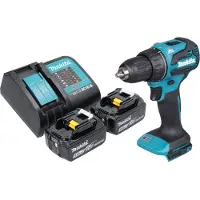 Makita Perceuse-visseuse sans fil DDF 490 ST 18 V 65 Nm 1/2" Brushless + 2 batteries 5,0 Ah + chargeur