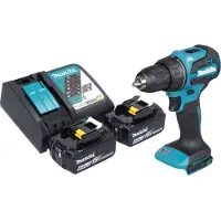 Makita Perceuse-visseuse sans fil DDF 490 RG 18 V 65 Nm 1/2" Brushless + 2 batteries 6,0 Ah + chargeur
