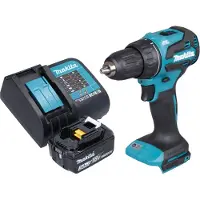 Makita Perceuse-visseuse sans fil DDF 490 SF1 18 V 65 Nm 1/2" Brushless + 1 batterie 3,0 Ah + chargeur