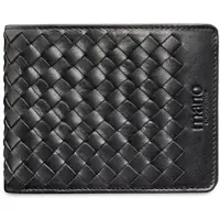 Mano Cuir porte-monnaie Don Luca Coin Wallet Black noir