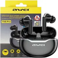 Awei Casque Bluetooth 5.3 T50 Enc + Station d'accueil Noir/Noir