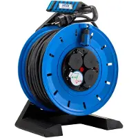 Hedi G7 Champion Ip54-h07rn-f Cable Reel Bleu 40 m x 3G1.5 / EU Plug 220V