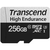 Transcend SD microSD Card 256GB SDXC USD350V w/adapter