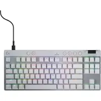 Logitech Pro X Tkl Rapid Gaming Mechanical Keyboard English Blanc