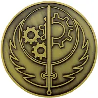 Fanattik Fraternité Du Médaillon De Décoration Fallout Acier