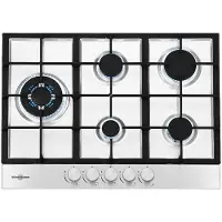 Vitrokitchen Table De Cuisson à Gaz En73ib 70 Cm 5 Feux