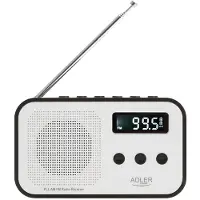 Adler Ad 1907 Pll Am/fm Digital Radio Argenté