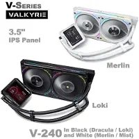 Valkyrie V240 Lite Argb Liquid Cooling 240 Mm Argenté