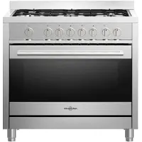 Vitrokitchen Cuisine à Gaz Butane Avec Four St9060ib 90x60 Cm 5 Feux