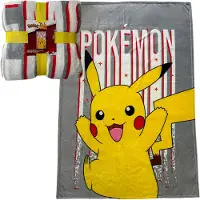 Konix Plaid - POKEMON - Pikachu - 130 x 180 cm