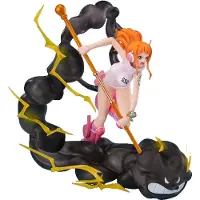 Tamashii Nations Figurka Nami PVC One Piece Figuarts ZERO 17 cm z efektem błyskawicy