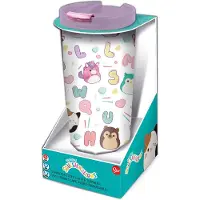 Squishmallows Stalowa termoszybka Squishmallows - podróny kubek z postaciami