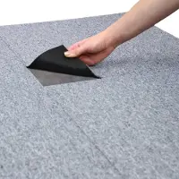 MonsterShop Dalle de Moquette Ultra-Résistant Gris Platine x20 5m² Pour Usage Professionel
