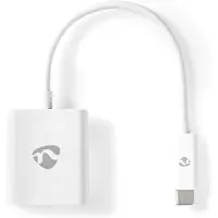 Nedis Ccgp64651wt02 Usb-c To Hdmi Adapter Cable Usb 3.2 Gen 1 4k Nickel Plated 0.2 M 30hz Clair
