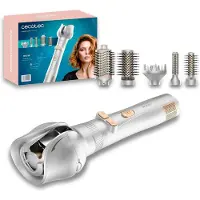 Cecotec Styler Capillaire CeramicCare 6 en 1 Gyro 1100W Argent