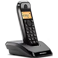 Motorola S1201 Wireless Landline Phone Noir One Size / EU Plug 220V