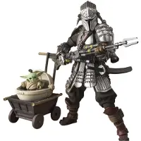 Tamashii Nations The Mandalorian Ronin Enesco & Grogu Meisho Exclusive Edition Multicolore