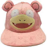 Difuzed Pokémon Plush Snapback Cap Slowpoke Orange