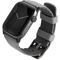 Uniq Bracelet Linus AiroSoft en silicone pour Apple Watch | 44/45/46/49 mm - Chalk Grey