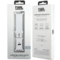 Karl Lagerfeld Klawmslcnh Apple Watch 38/40/41mm Strap Clair