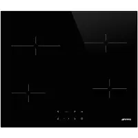 Smeg Se264td1 Vitroceramic Hob 60 Cm 4 Burners Noir
