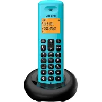 Alcatel Téléphone DECT E160 avec identification de l'appelant Noir, Vert