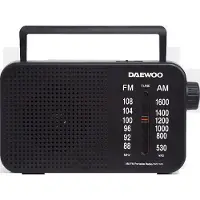 Daewoo Radio portable dw1123/ noir