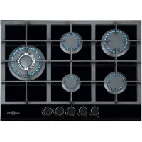 Vitrokitchen Plaque De Verre à Gaz Cg73nn 70 Cm 5 Feux