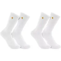 Carhartt Long Socks 2 Pairs Blanc EU 42-45
