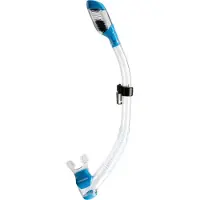 Cressi Dry Diving Snorkel Clair,Bleu