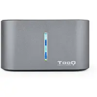 TooQ Hdd/sdd 2.5/3.5 Sata Hdd Docking Station Gris